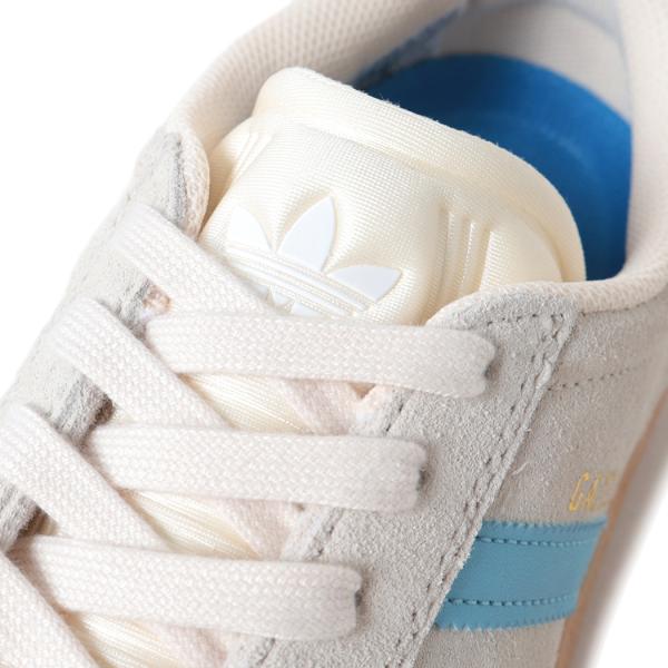 adidas アディダス ガゼル スニーカー GAZELLE ADV WONDER WHITE/PRELOVED BLUE ( ホワイト 白 ブルー 青 メンズ JP8518 )_6