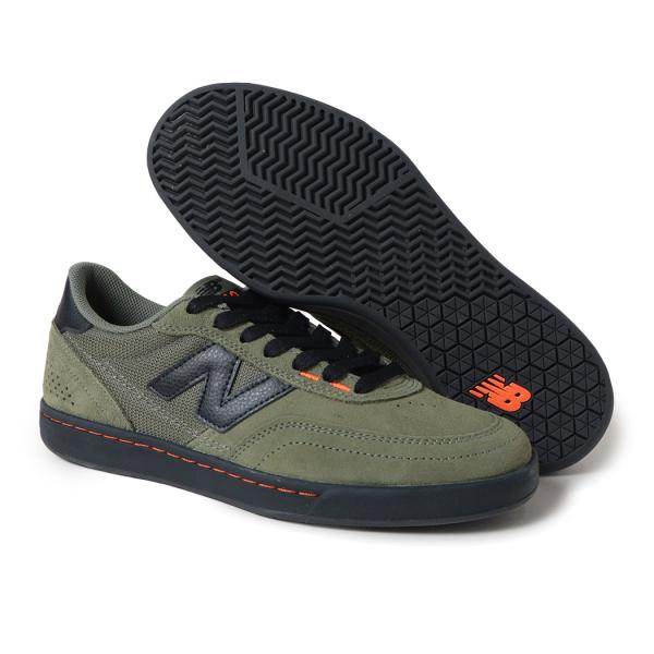NEW BALANCE ニューバランス ヌメリック 440 スニーカー NM440NL2 DARK OLIVE/BLACK ( ダークオリーブ 緑 ブラック SKATE スケート 黒 メンズ )