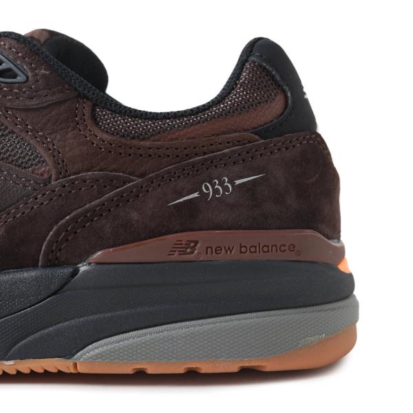 海外限定 NEW BALANCE ニューバランス 933 ヌメリック スニーカー NM933BAR BROWN ( 992 993 ブラウン 茶色 メンズ ) 海外限定 NEW BALANCE ニューバランス 933 ヌメリック スニーカー