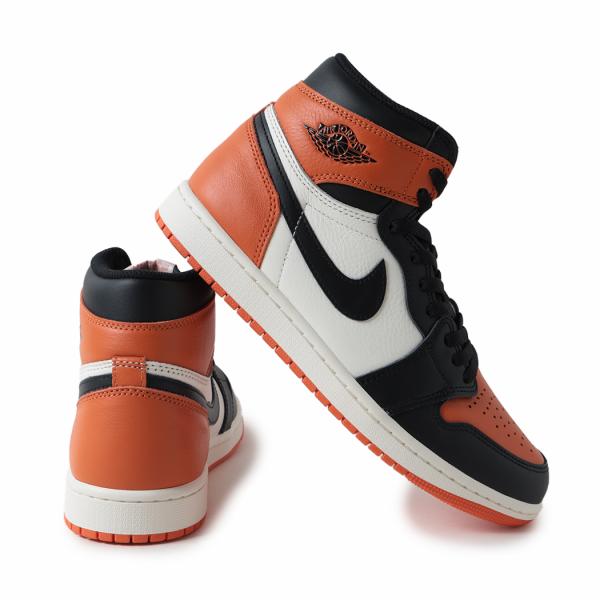 NIKE ナイキ ジョーダン 1 レトロ ハイ シャタバ スニーカー AIR JORDAN 1 RETRO HIGH OG SHATTERED BACKBOARD ( 白 オレンジ メンズ DZ5485-008 ) NIKE ナイキ ジョーダン 1 レトロ ハイ シャタバ スニーカー AIR