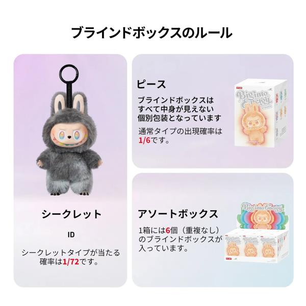 1ピース】【正規品・即発送】POP MART LABUBU ラブブ ポップマート
