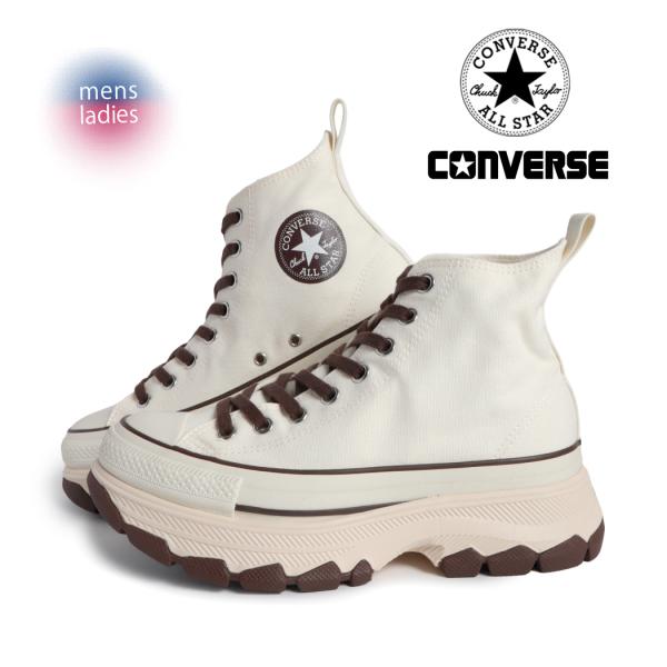 CONVERSE コンバース オールスター トレックウエーブ スニーカー ALL STAR TREKWAVE CB HI OFFWHITE ( ホワイト 白 茶色 厚底 メンズ レディース 31315861 )