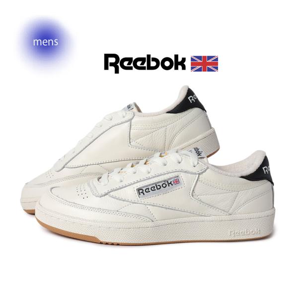 REEBOK リーボック クラブＣ ヴィンテージ スニーカー CLUB C 85 VINTAGE CHALK/BLACK ( ホワイト 白 メンズ ローテク 国内正規品 100233953 )