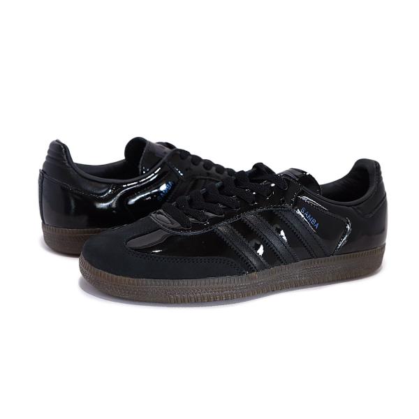 adidas アディダス サンバ SAMBA OG W ウィメンズ スニーカー BLACK/GUM ( ブラック 黒 パテント エナメル 光沢 ガムソール レディース JQ0959 )_9