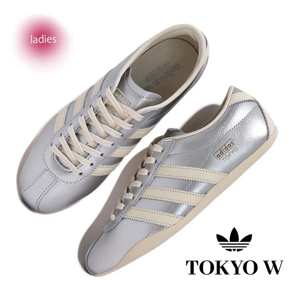 adidas アディダス TOKYO W トーキョ— スニーカー SILVER LLIC ( シルバー 薄底 Y2K レトロ ウィメンズ レディース JQ0593 )