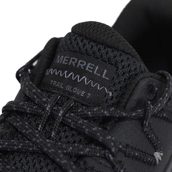 MERRELL メレル TRAIL GLOVE 7 トレイルグローブ7 スニーカー BLACK ( ブラック 黒 メンズ トレーニングシューズ メッシュ アウトドア スポーツ J037151 )_7