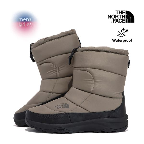 THE NORTH FACE ザ ノースフェイス ブーツ ヌプシ ブーティ ウォータープルーフ NUPTSE BOOTIE WP VIII CABANGRAY グレー レディース NF52272GK
