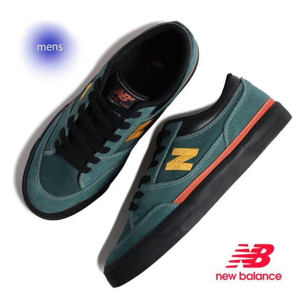 海外限定 NEW BALANCE ニューバランス ヌメリック 417 スニーカー NM417LFV NEW SPRUCE/BLACK ( 日本未発売 グリーン 緑 メンズ スケートシューズ )