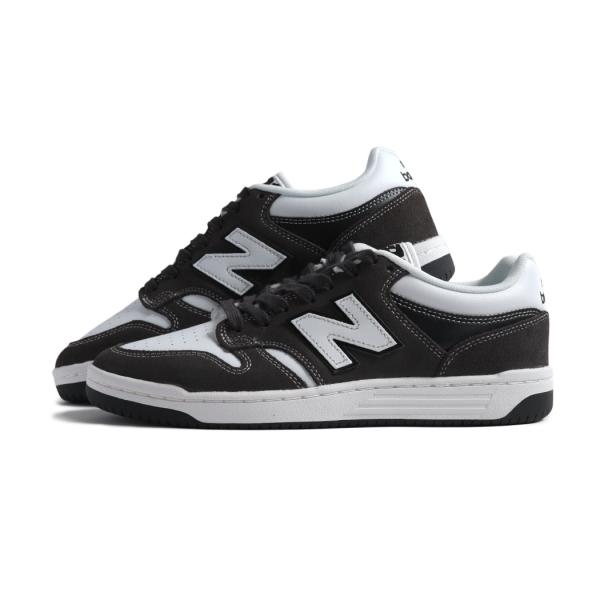 海外限定 NEW BALANCE ニューバランス ヌメリック 480 スニーカー NM480BAB BLACKCEMENT/WHITE ( 日本未発売 ホワイト ブラック 黒 メンズ スケートシューズ )_1