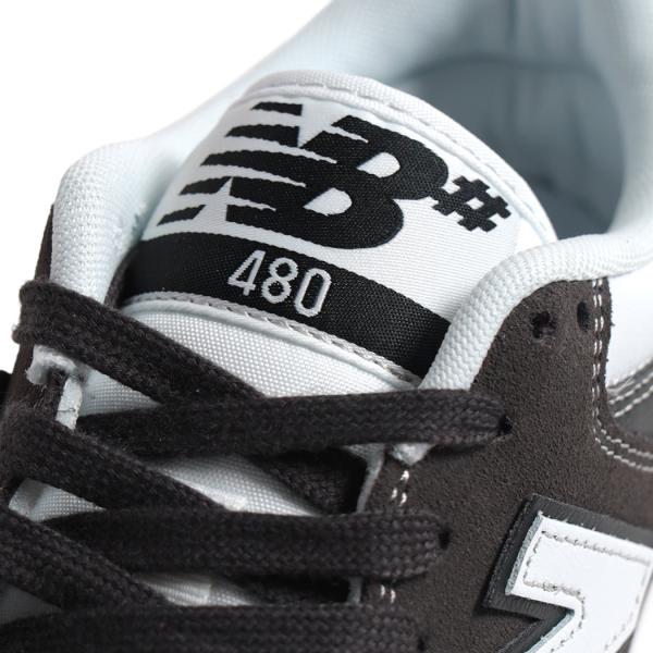 海外限定 NEW BALANCE ニューバランス ヌメリック 480 スニーカー NM480BAB BLACKCEMENT/WHITE ( 日本未発売 ホワイト ブラック 黒 メンズ スケートシューズ )_7