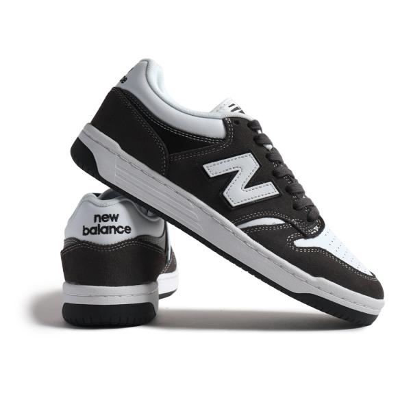 海外限定 NEW BALANCE ニューバランス ヌメリック 480 スニーカー NM480BAB BLACKCEMENT/WHITE ( 日本未発売 ホワイト ブラック 黒 メンズ スケートシューズ )_8