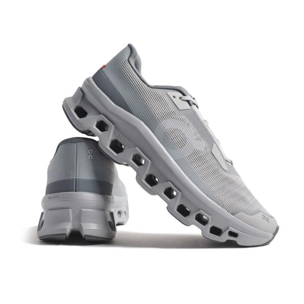 On オン クラウド モンスター ボイド スニーカー CLOUDMONSTER VOID ALLOY/GLACIER グレー メンズ レディース 厚底 ランニングシューズ 3MF10671014 On オン クラウド モンスター ボイド スニーカー CLOUDMONSTER VOID