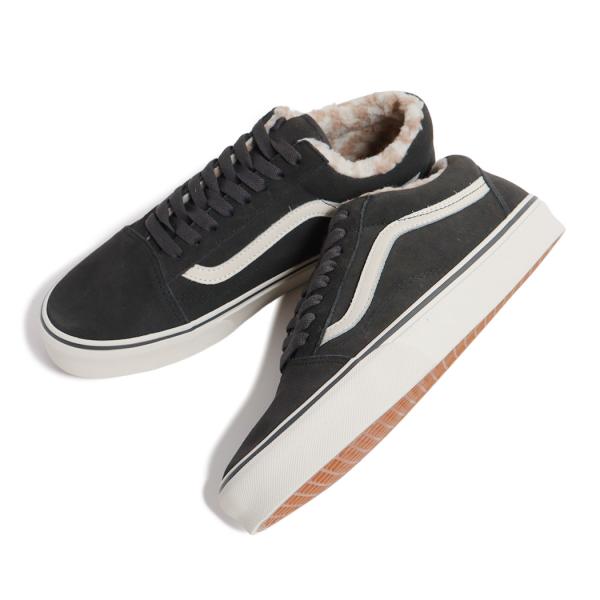 VANS ヴァンズ バンズ OLD SKOOL Cozy オールドスクール ボア 防寒 スニーカー FADED BLACK ( ブラック 黒 冬用 暖かい メンズ VN000D9YEMV ) VANS ヴァンズ バンズ OLD SKOOL Cozy オールドスクール ボア 防寒