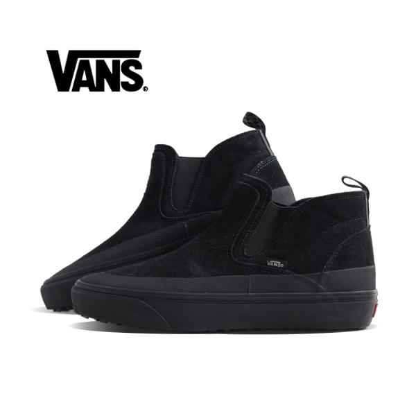 VANS ヴァンズ バンズ MTE MID-SLIP INSULATED サイドゴア ブーツ ミッドスリップ インサレーテッド スニーカー BLACK ブラック 黒 メンズ VN000DANBLK