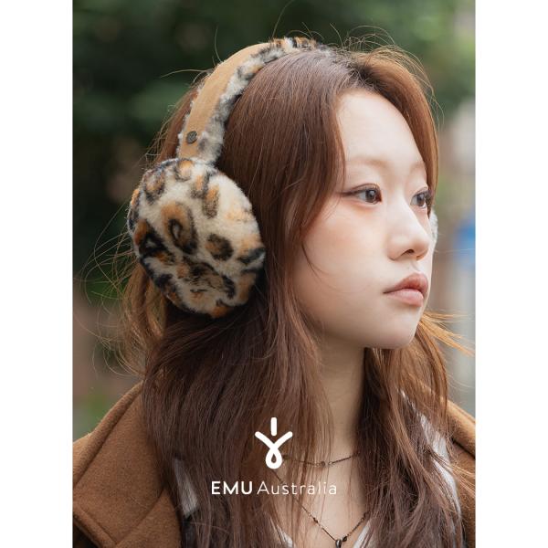 EMU Australia エミュー 耳あて 防寒具 オーストラリア シープスキン イヤーマフ アクセサリー Angahook Earmuff ムートン プレゼント ギフト レディース W7021