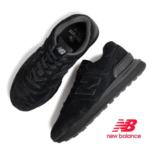 NEW BALANCE ニューバランス 574 スニーカー U574LGTG BLACK ( トリプルブラック ヌバック ブラック 黒 メンズ 996 991 992 993 1906 )