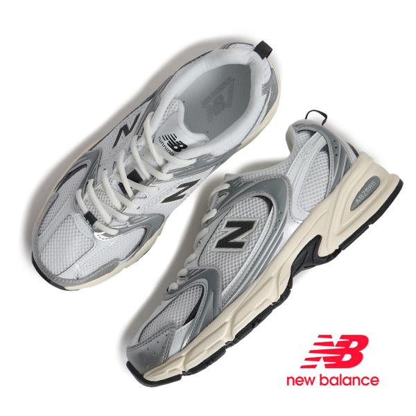 NEW BALANCE ニューバランス 530 スニーカー U530ESA SILVER LLIC ( ホワイト シルバー レディース ウィメンズ 373 327 997 576 996 )