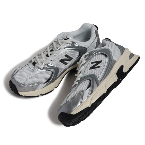 NEW BALANCE ニューバランス 530 スニーカー U530ESA SILVER METALLIC ( ホワイト シルバー レディース ウィメンズ 373 327 997 576 996 )