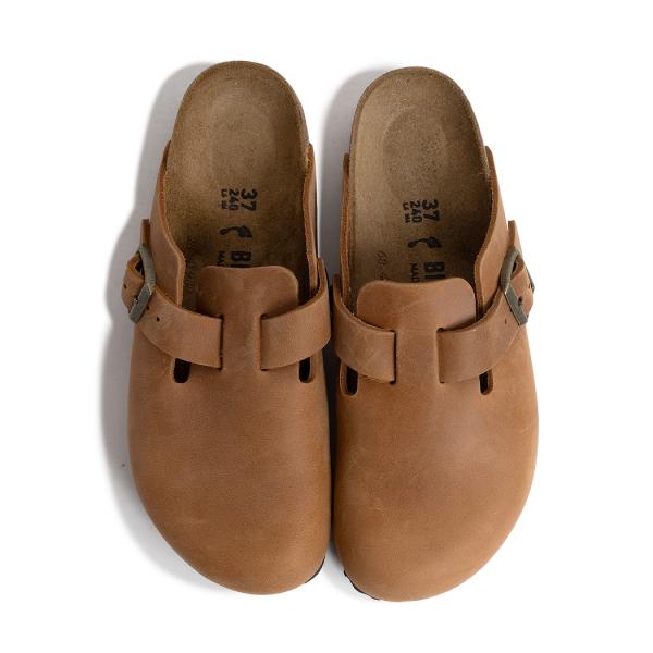 BIRKENSTOCK ビルケンシュトック BOSTON ボストン サンダル REGULAR FIT COGNAC ( ブラウン 茶色 メンズ スエード レザー レギュラー幅 1028179 )_3