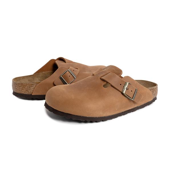 BIRKENSTOCK ビルケンシュトック BOSTON ボストン サンダル REGULAR FIT COGNAC ( ブラウン 茶色 メンズ スエード レザー レギュラー幅 1028179 )_4