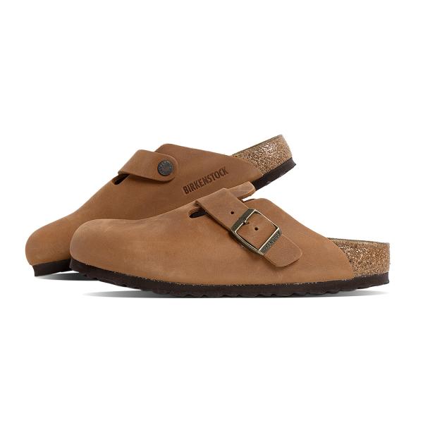 BIRKENSTOCK ビルケンシュトック BOSTON ボストン サンダル REGULAR FIT COGNAC ( ブラウン 茶色 メンズ スエード レザー レギュラー幅 1028179 )_5