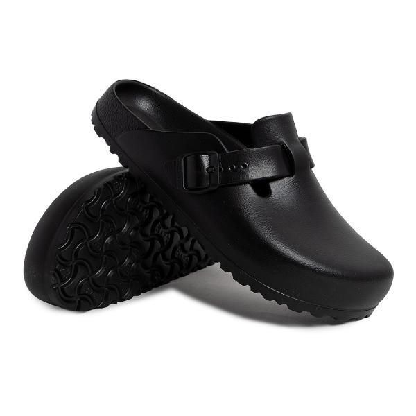 BIRKENSTOCK ビルケンシュトック BOSTON ボストン サンダル REGULAR FIT BLACK ( ブラック 黒 メンズ スエード レギュラー幅 1002314 )_4