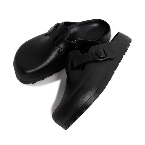 BIRKENSTOCK ビルケンシュトック BOSTON ボストン サンダル REGULAR FIT BLACK ( ブラック 黒 メンズ スエード レギュラー幅 1002314 )_5