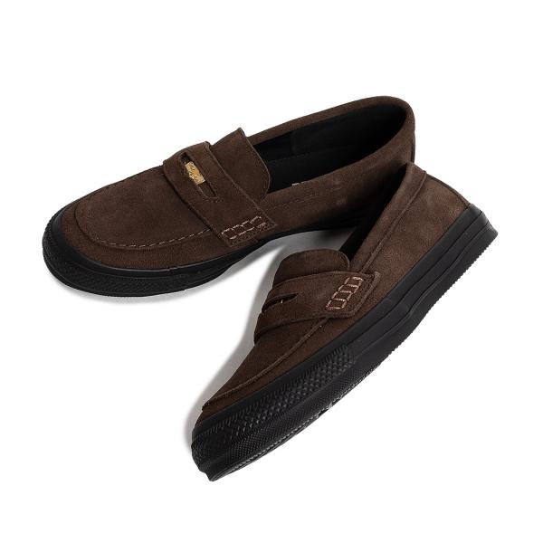 CONVERSE コンバース ローファー スニーカー ALL STAR オールスター コイン COINLOAFER SU BROWN ( レザー メンズ スエード 31316670 )_8
