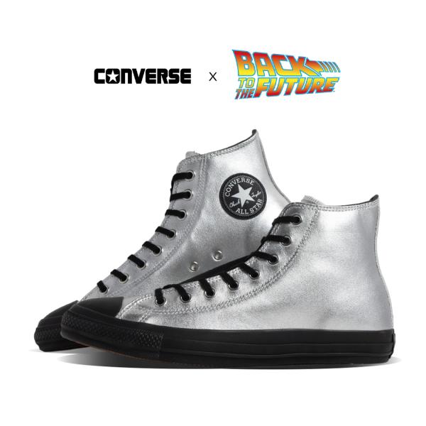 CONVERSE コンバース ALL STAR オールスター バックトゥザフューチャー コラボ スニーカー TM HI BACK TO THE FUTURE SILVER 31316500