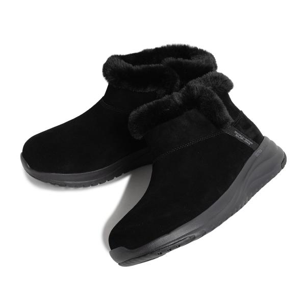 SKECHERS スケッチャーズ ムートン ブーツ オンザゴー ステラ ON-THE-GO STELLAR BOOTS BLACK 黒 レディース 防水 ハンズフリー 菜々緒着用 144740BBK_5