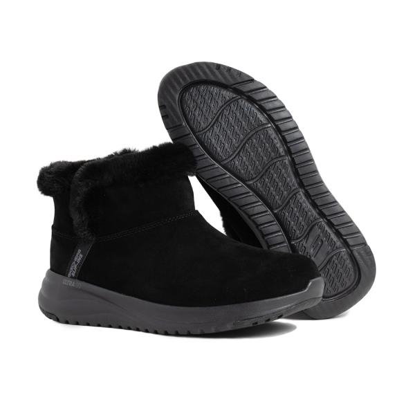 SKECHERS スケッチャーズ ムートン ブーツ オンザゴー ステラ ON-THE-GO STELLAR BOOTS BLACK 黒 レディース 防水 ハンズフリー 菜々緒着用 144740BBK_6