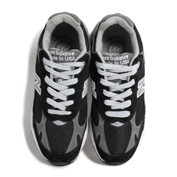 NEW BALANCE ニューバランス 993 スニーカー Made in USA WR993BK BLACK ( アメリカ製 米国製 ブラック 黒 レディース ウィメンズ 990 991 992 )_4