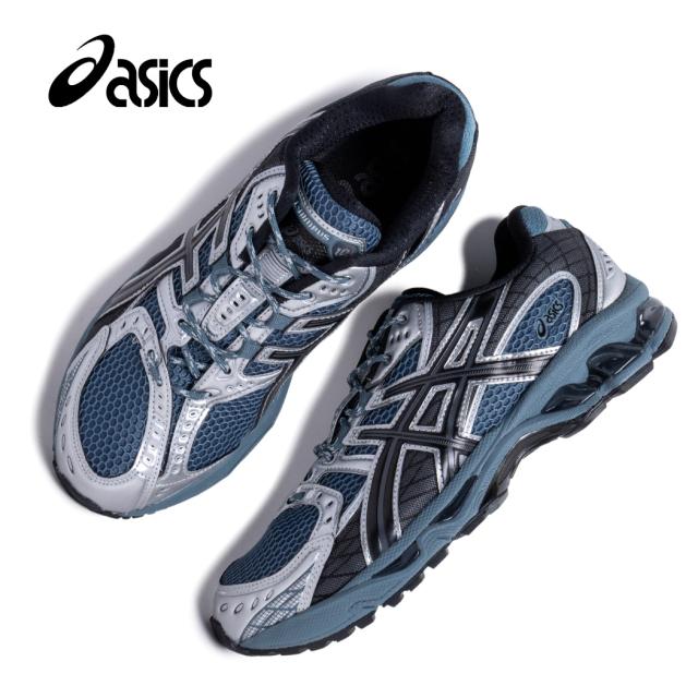asics アシックス ゲル ニンバス GEL-NIMBUS 10.1 スニーカー IRONCLAD/GRAPHITE GREY ( シルバー ブルー ランニングシューズ 1203A543-021 )