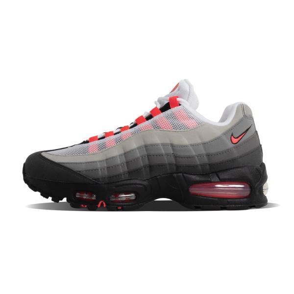 NIKE ナイキ エア マックス 95 AIR MAX BIG BUBBLE ビッグバブル スニーカー SOLAR RED ( 97 レッド 赤 ホワイト 白 メンズ 黒 IM7410-001 )_1