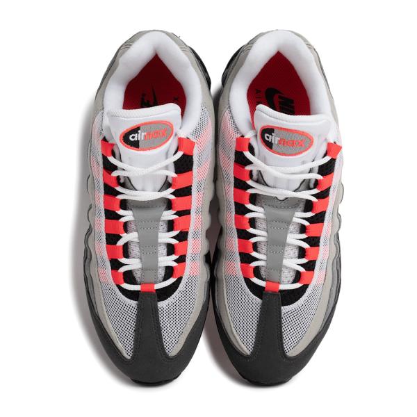 NIKE ナイキ エア マックス 95 AIR MAX BIG BUBBLE ビッグバブル スニーカー SOLAR RED ( 97 レッド 赤 ホワイト 白 メンズ 黒 IM7410-001 )_4