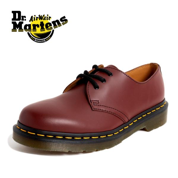 Dr.Martens ドクターマーチン 1461 3ホール ギブソン ブーツ 3EYE GIBSON CHERRY RED ( チェリーレッド 赤 革靴 メンズ レディース R11838600 )