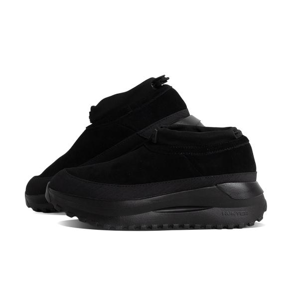 HUNTER ハンター ブーツ トラベル フロー スエード トレーナー UNISEX TRVEL FLOW SUEDE TRINER BLACK ( レディース 暖かい UFF7116LEABLK )_1