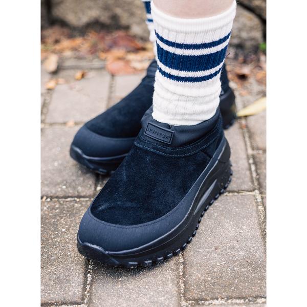 HUNTER ハンター ブーツ トラベル フロー スエード トレーナー UNISEX TRVEL FLOW SUEDE TRINER BLACK ( レディース 暖かい UFF7116LEABLK )_2