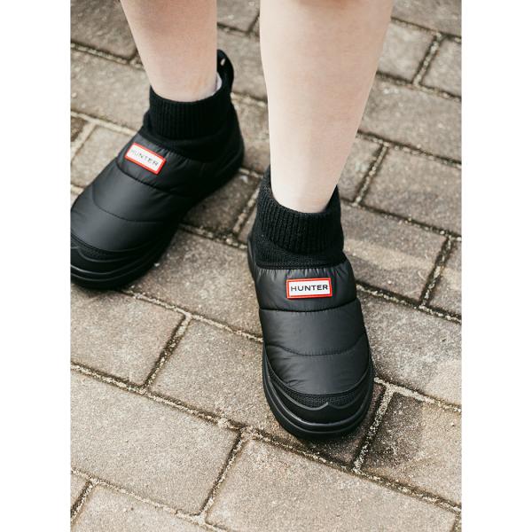 HUNTER ハンター ブーツ インアウトパファーニットカフブーツ WOMEN IN