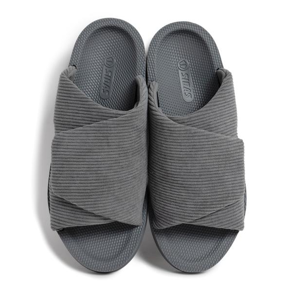 SIDAS シダス ウチッパ サンダル スリッパ UTIPPA CORDUROY CHARCOAL