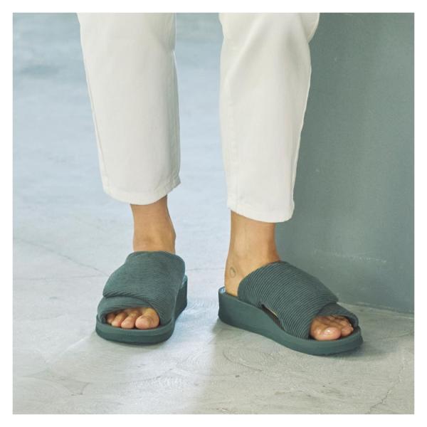 SIDAS シダス ウチッパ サンダル スリッパ UTIPPA CORDUROY CHARCOAL
