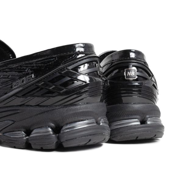 NEW BALANCE ニューバランス 1906 ローファー クロコ スニーカー U1906LCR BLACK CROC ( ブラック 黒 ワニ革 クロコダイル メンズ 2002 パテント )_2