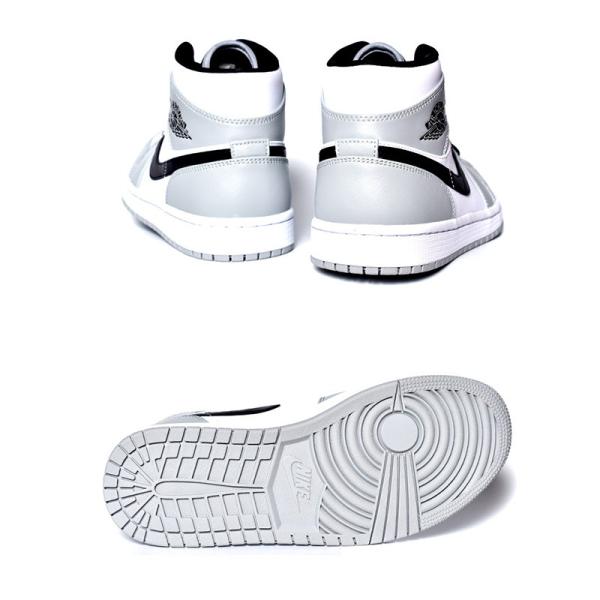 NIKE AIR JORDAN 1 MID LIGHT SMOKE GREY ナイキ エア