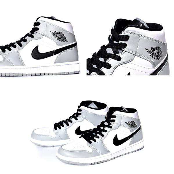 NIKE AIR JORDAN 1 MID LIGHT SMOKE GREY ナイキ エア