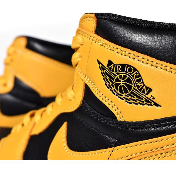NIKE AIR JORDAN 1 HIGH OG POLLEN ナイキ エア ジョーダン 1 ハイ スニーカー ( ポラン 黒 ブラック 黄色 イエロー メンズ 555088-701 )_7
