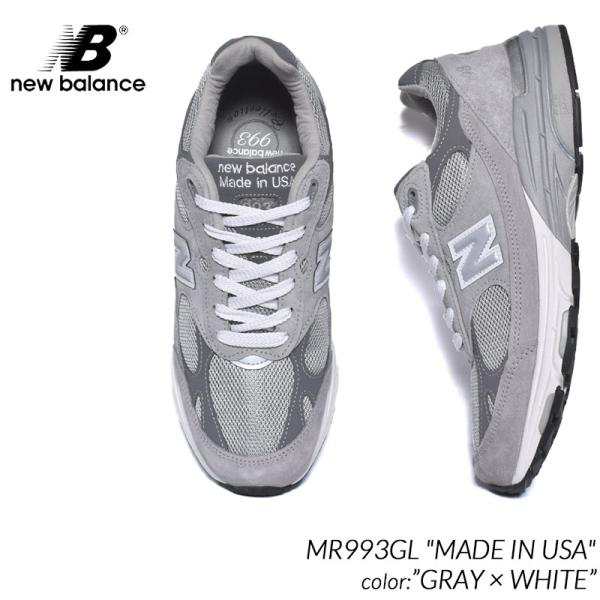 NEW BALANCE MR993GL MADE IN USA GRAY × WHITE ニューバランス ...