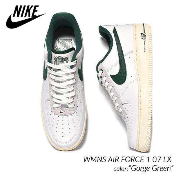 NIKE WMNS AIR FORCE 1 07 LX Gorge Green ナイキ ウィメンズ エアフォース スニーカー ( 白 ホワイト グリーン 緑 レディース メンズサ