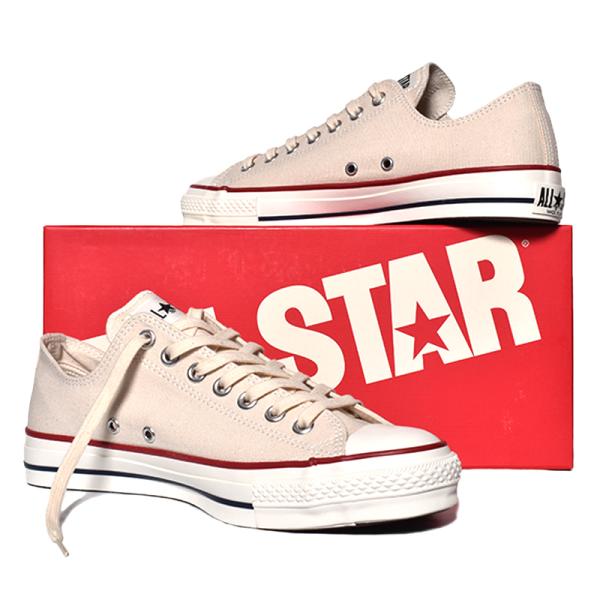 CONVERSE CANVAS ALL STAR J OX MADE IN JAPAN NATURAL コンバース