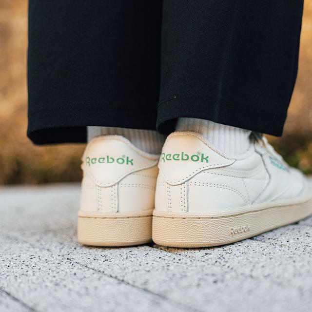 REEBOK CLUB C 85 VINTAGE TOP-CHALK リーボック クラブシー ヴィンテージ レザー スニーカー ( 白 ホワイト 国内正規品 メンズ 100000317 )