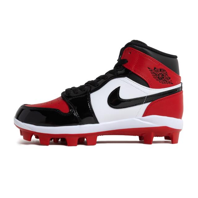 海外限定 NIKE ナイキ エア ジョーダン 1 レトロ AIR JORDAN 1 RETRO MCS 野球 スパイク スニーカー WHITE/FIRE RED/BLACK AV5354-600